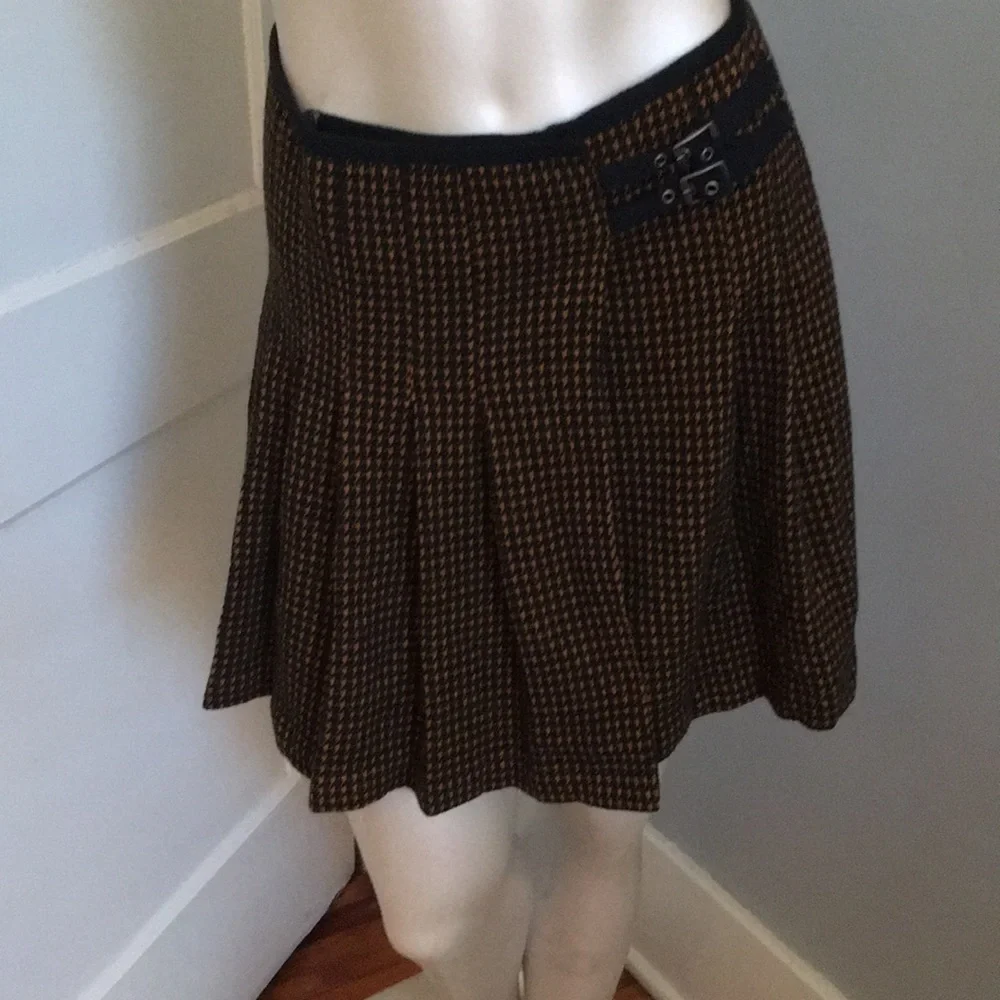 Free people NWT short buckled wrap skirt